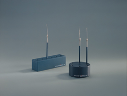 Racks for inoculating loop-holders L and R with inoculating loop-holders (optional)